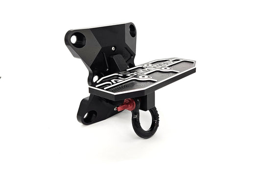 Can-Am Maverick X3 Radius Rod Plate with Step and Shackle